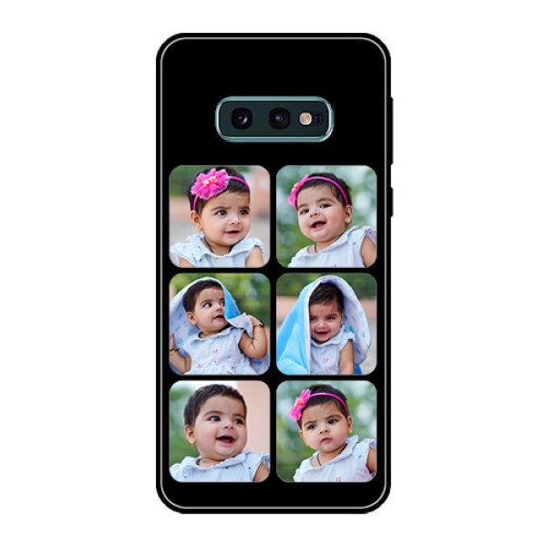 Galaxy S10e Photo Printing on Glass Case - Multiple Pictures Design Galaxy S10e Photo Printing on Glass Case - Multiple Pictures Design