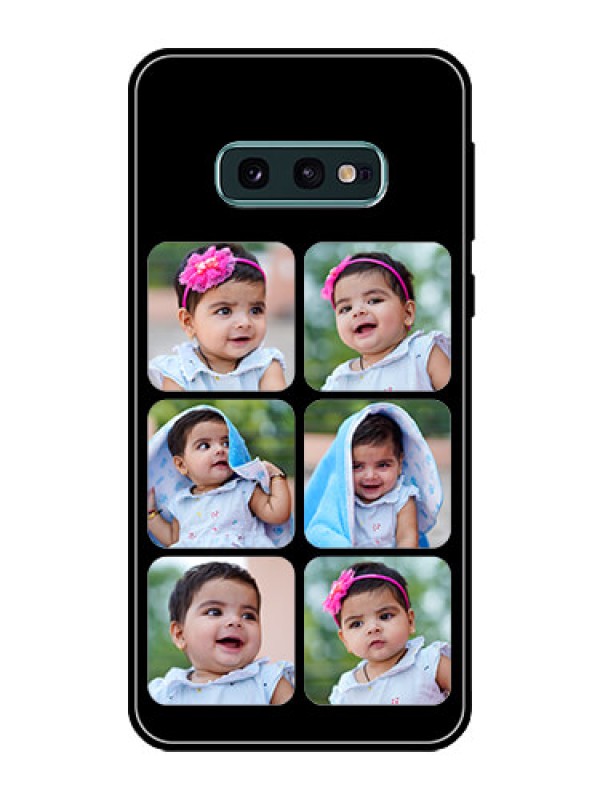 Custom Galaxy S10e Photo Printing on Glass Case  - Multiple Pictures Design