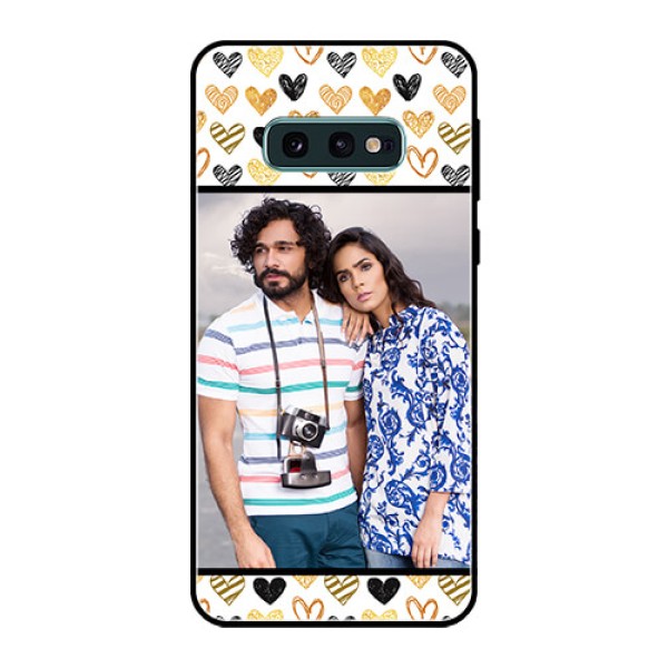 Galaxy S10e Photo Printing on Glass Case - Love Symbol Design Galaxy S10e Photo Printing on Glass Case - Love Symbol Design