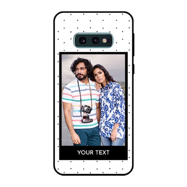 Galaxy S10e Photo Printing on Glass Case  - Premium Design