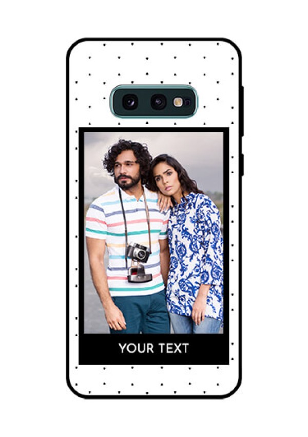 Galaxy S10e Photo Printing on Glass Case  - Premium Design