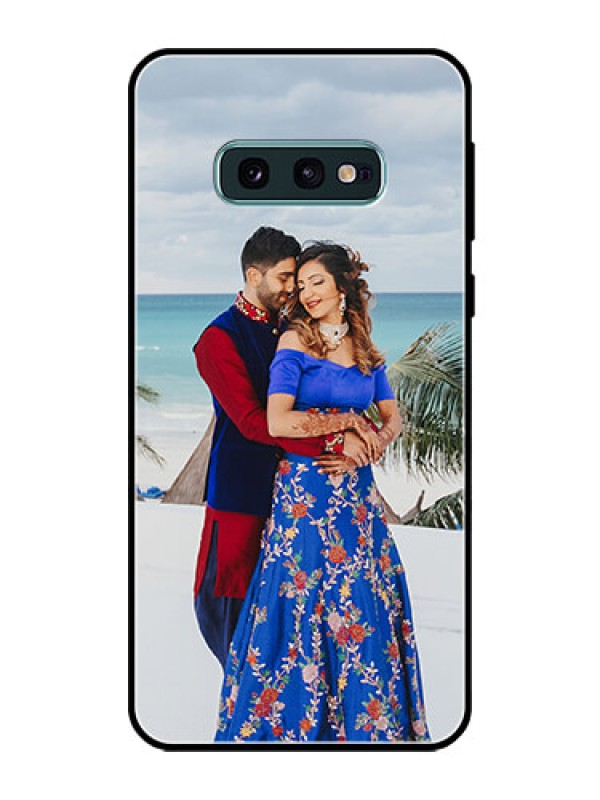 Custom Galaxy S10e Photo Printing on Glass Case  - Upload Full Picture Design