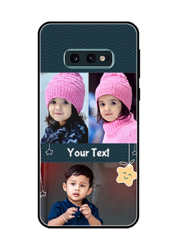 Galaxy S10e Custom Glass Mobile Case  - Hanging Stars Design