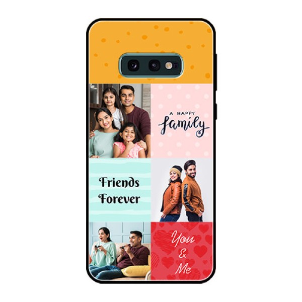 Galaxy S10e Personalized Glass Phone Case - Images with Quotes Design Galaxy S10e Personalized Glass Phone Case - Images with Quotes Design