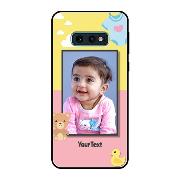Galaxy S10e Photo Printing on Glass Case - Kids 2 Color Design Galaxy S10e Photo Printing on Glass Case - Kids 2 Color Design
