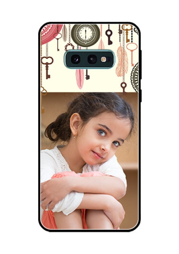 Galaxy S10e Custom Glass Mobile Case  - Boho Style Design