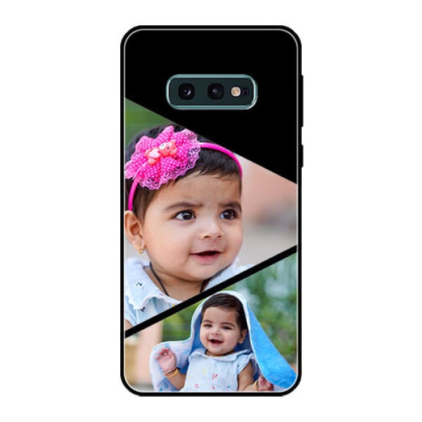 Galaxy S10e Custom Glass Phone Case - Semi Cut Design Galaxy S10e Custom Glass Phone Case - Semi Cut Design