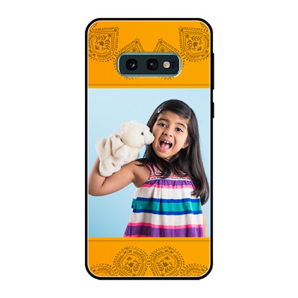 Galaxy S10e Personalized Glass Phone Case - Photo Wedding Design Galaxy S10e Personalized Glass Phone Case - Photo Wedding Design