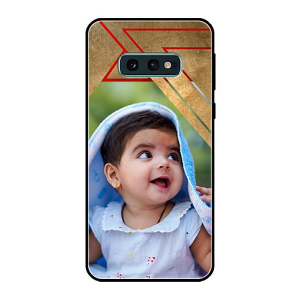Galaxy S10e Personalized Glass Phone Case - Gradient Abstract Texture Design Galaxy S10e Personalized Glass Phone Case - Gradient Abstract Texture Design