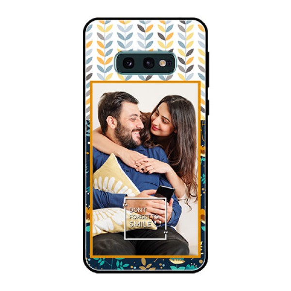 Galaxy S10e Custom Glass Mobile Case - Pattern Design Galaxy S10e Custom Glass Mobile Case - Pattern Design