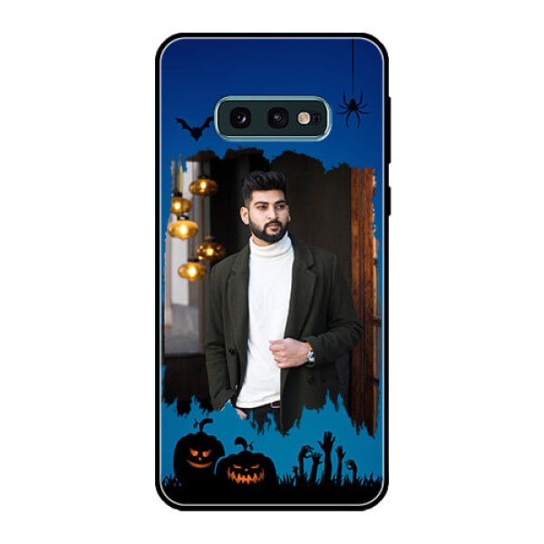 Galaxy S10e Photo Printing on Glass Case - with pro Halloween design Galaxy S10e Photo Printing on Glass Case - with pro Halloween design