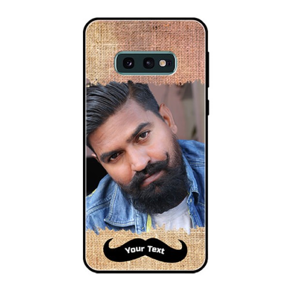 Galaxy S10e Personalized Glass Phone Case - with Texture Design Galaxy S10e Personalized Glass Phone Case - with Texture Design