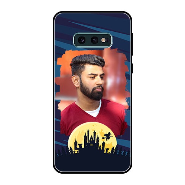 Galaxy S10e Photo Printing on Glass Case - Halloween Witch Design Galaxy S10e Photo Printing on Glass Case - Halloween Witch Design
