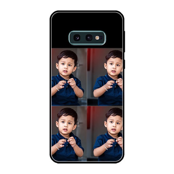 Galaxy S10e 4 Image Holder on Glass Mobile Cover Galaxy S10e 4 Image Holder on Glass Mobile Cover