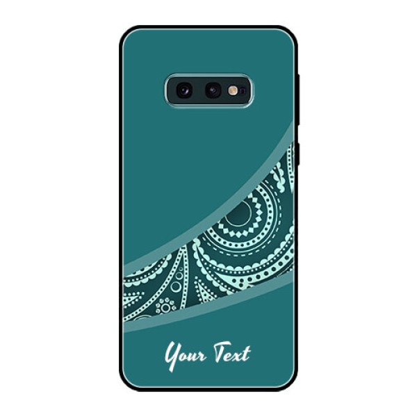 Galaxy S10e Photo Printing on Glass Case - semi visible floral Design Galaxy S10e Photo Printing on Glass Case - semi visible floral Design