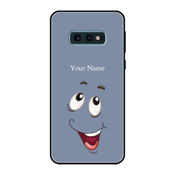 Galaxy S10e Photo Printing on Glass Case - Laughing Cartoon Face Design Galaxy S10e Photo Printing on Glass Case - Laughing Cartoon Face Design