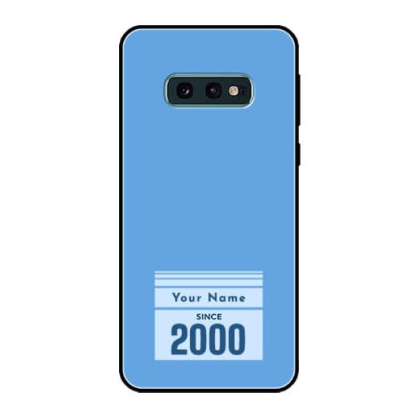 Galaxy S10e Custom Glass Mobile Case - Custom Year of birth Design