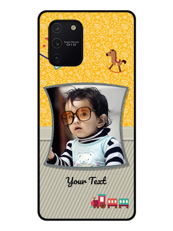 Custom Galaxy S10 Lite Personalized Glass Phone Case  - Baby Picture Upload Design