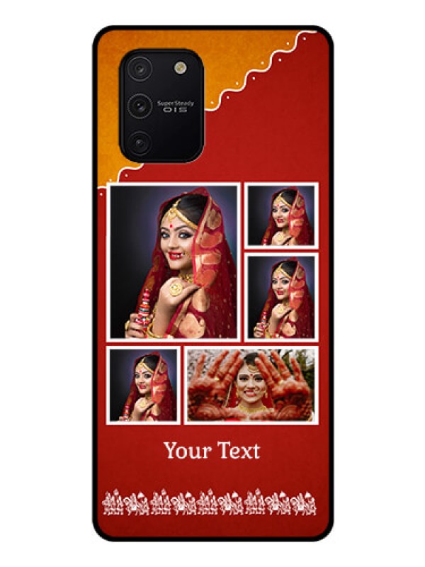 Custom Galaxy S10 Lite Personalized Glass Phone Case  - Wedding Pic Upload Design