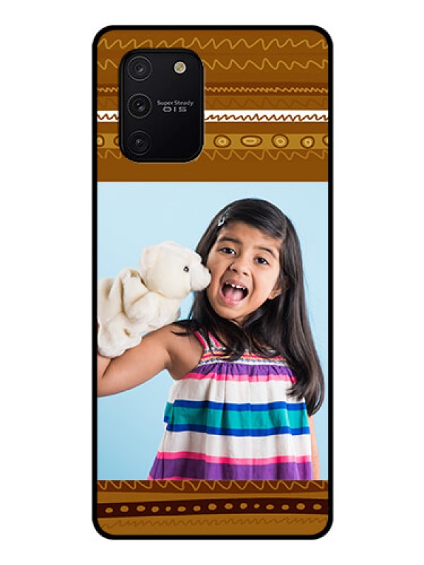 Custom Galaxy S10 Lite Custom Glass Phone Case  - Friends Picture Upload Design 