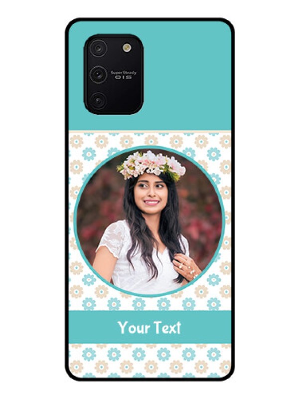 Custom Galaxy S10 Lite Custom Glass Mobile Case  - Beautiful Flowers Design