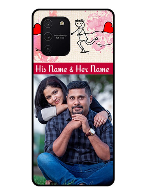 Custom Galaxy S10 Lite Photo Printing on Glass Case  - You and Me Case Design