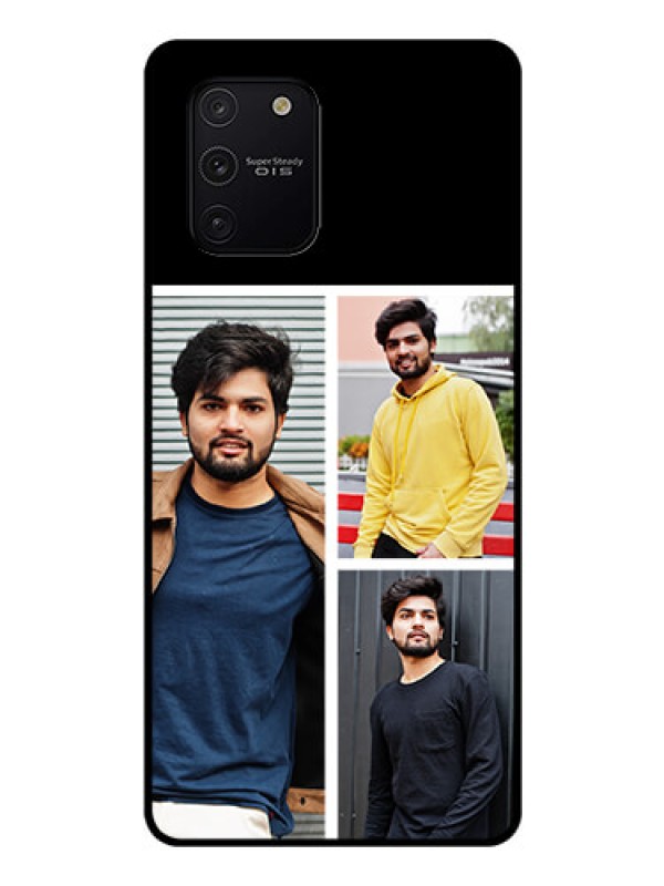Custom Galaxy S10 Lite Photo Printing on Glass Case  - Upload Multiple Picture Design