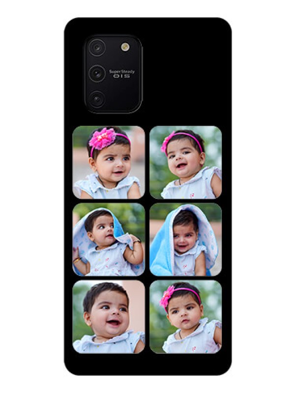 Custom Galaxy S10 Lite Photo Printing on Glass Case  - Multiple Pictures Design