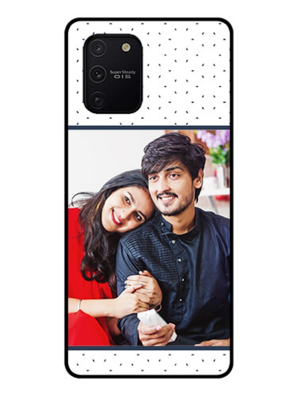 Custom Galaxy S10 Lite Personalized Glass Phone Case  - Premium Dot Design