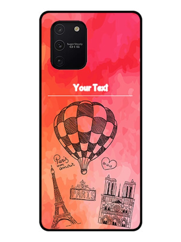 Custom Galaxy S10 Lite Custom Glass Phone Case  - Paris Theme Design