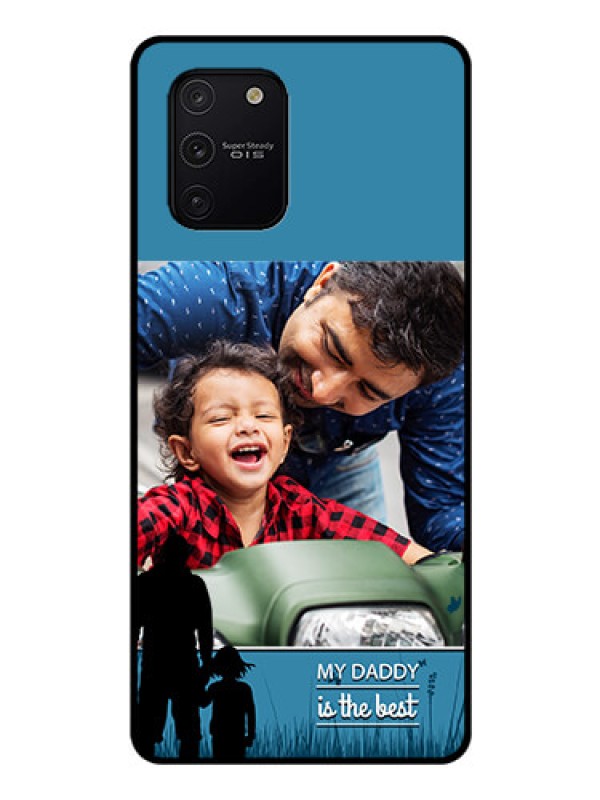 Custom Galaxy S10 Lite Custom Glass Mobile Case  - Best dad design 