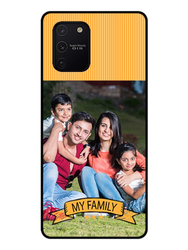 Custom Galaxy S10 Lite Custom Glass Phone Case  - My Family Design
