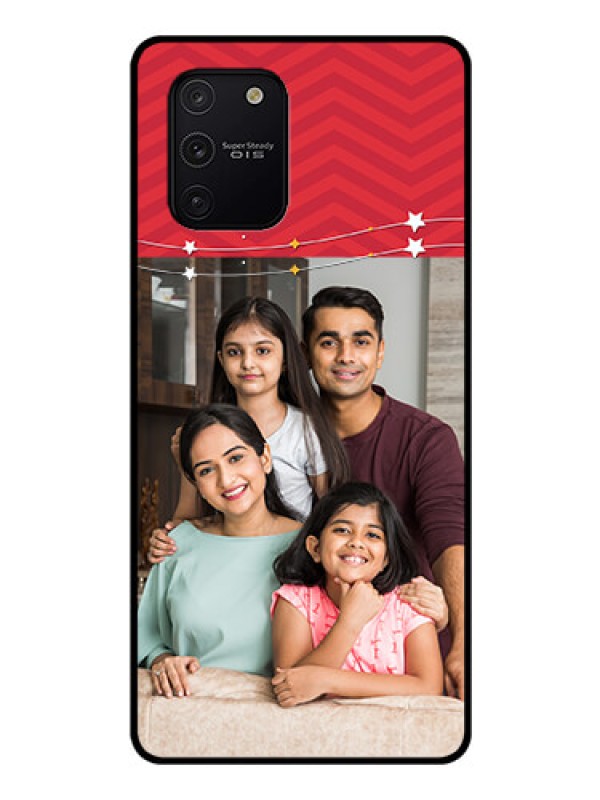 Custom Galaxy S10 Lite Personalized Glass Phone Case  - Happy Family Design