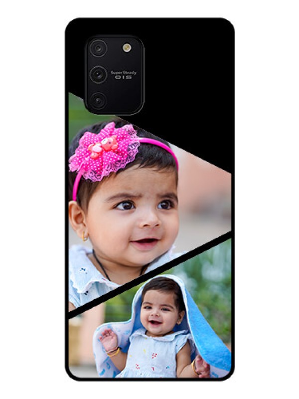 Custom Galaxy S10 Lite Custom Glass Phone Case  - Semi Cut Design