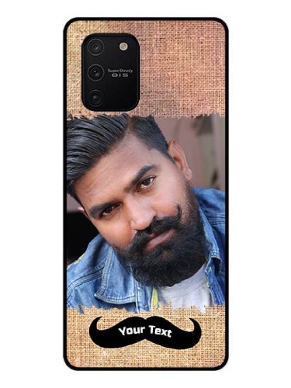 Custom Galaxy S10 Lite Personalized Glass Phone Case  - with Texture Design