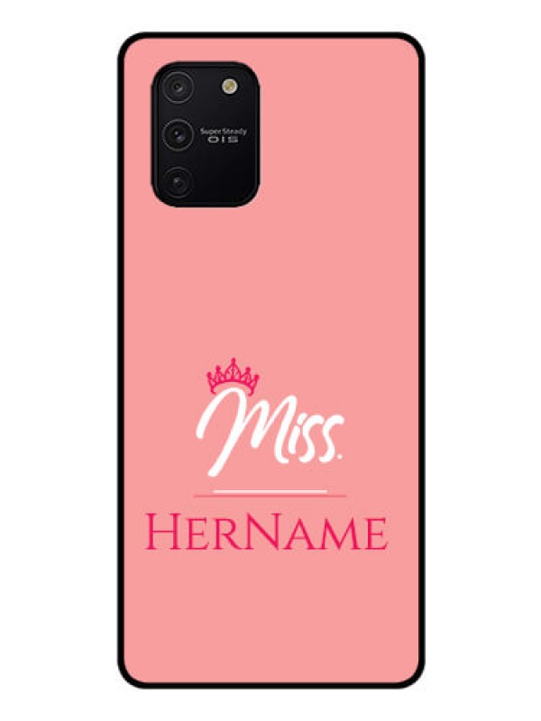 Custom Galaxy S10 Lite Custom Glass Phone Case Mrs with Name