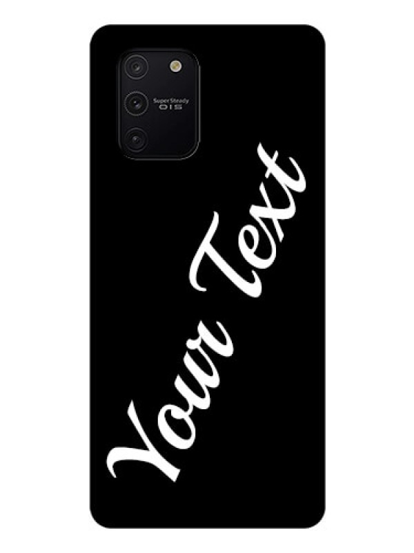 Custom Galaxy S10 Lite Custom Glass Mobile Cover with Your Name