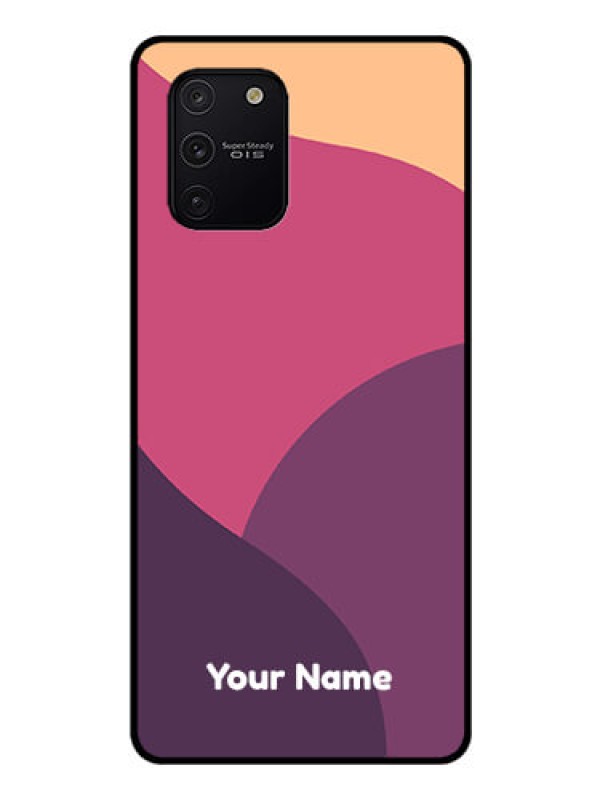 Custom Galaxy S10 Lite Custom Glass Phone Case - Mixed Multi-colour abstract art Design