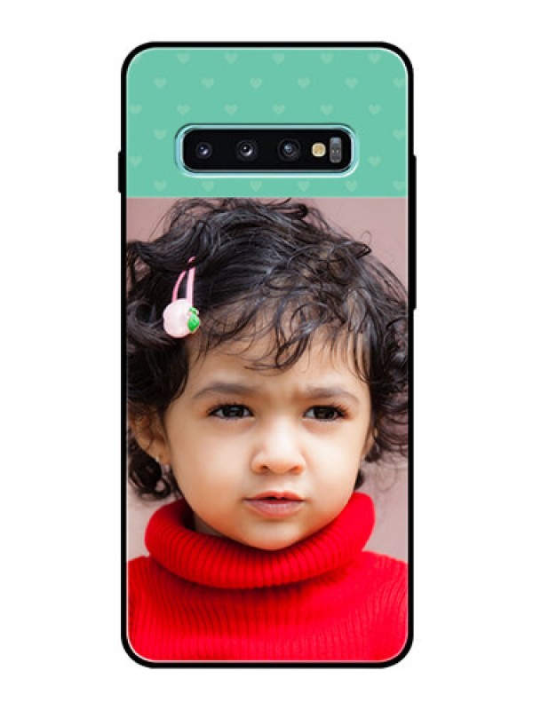Custom Samsung Galaxy S10 Plus Custom Glass Phone Case  - Lovers Picture Design