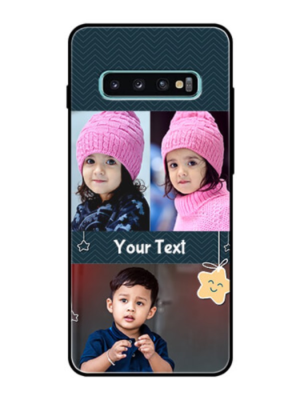Custom Samsung Galaxy S10 Plus Custom Glass Mobile Case  - Hanging Stars Design