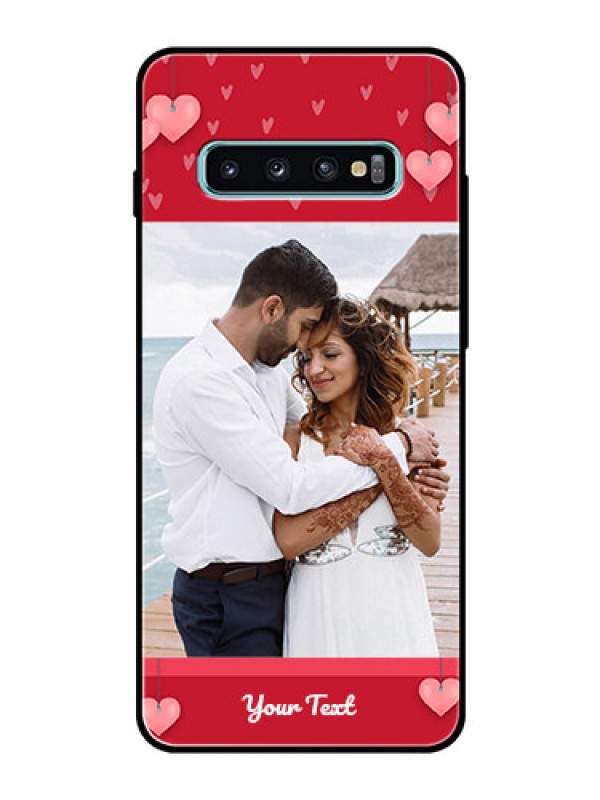 Custom Samsung Galaxy S10 Plus Custom Glass Phone Case  - Valentines Day Design