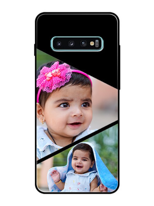 Custom Samsung Galaxy S10 Plus Custom Glass Phone Case  - Semi Cut Design