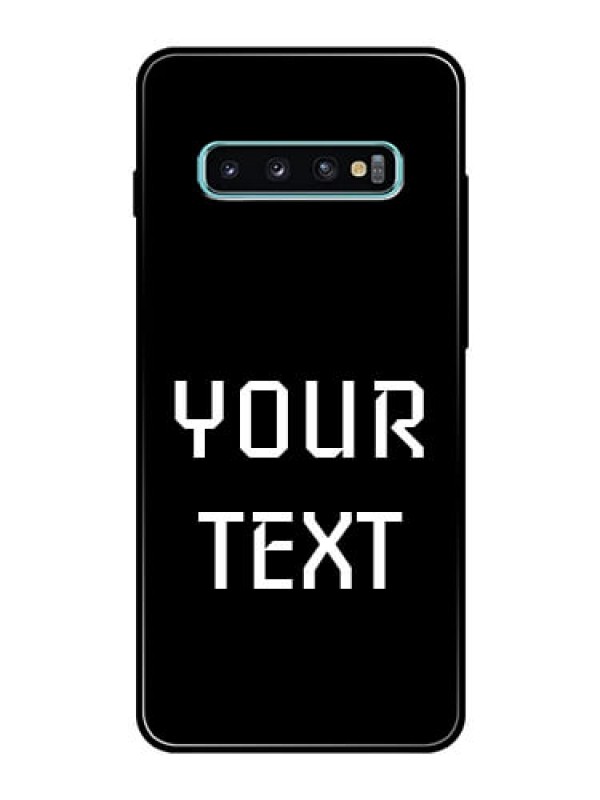 Custom Galaxy S10 Plus Your Name on Glass Phone Case