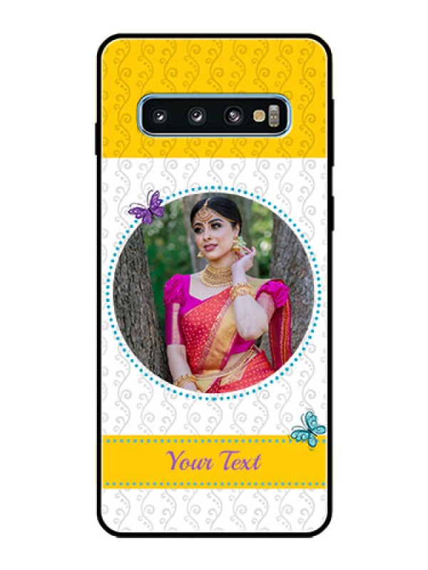 Custom Galaxy S10 Custom Glass Mobile Case  - Girls Premium Case Design