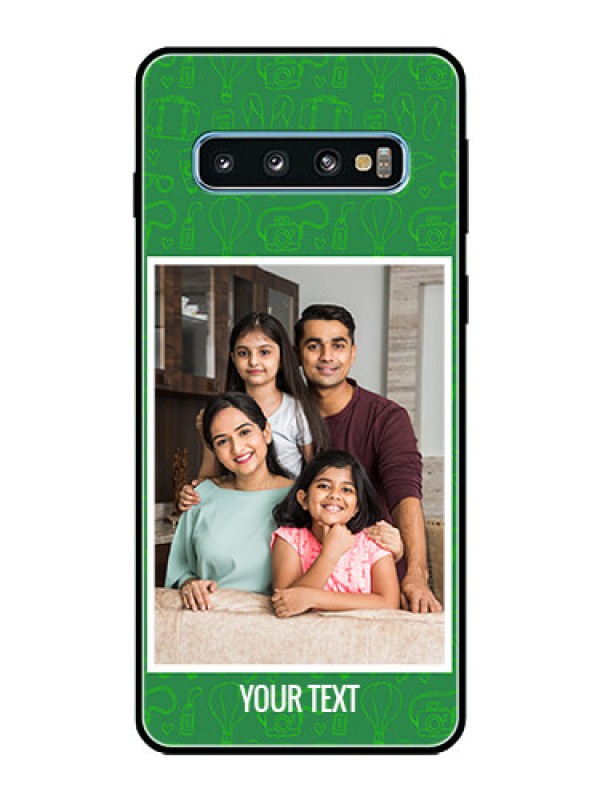 Custom Galaxy S10 Personalized Glass Phone Case  - Picture Upload Design