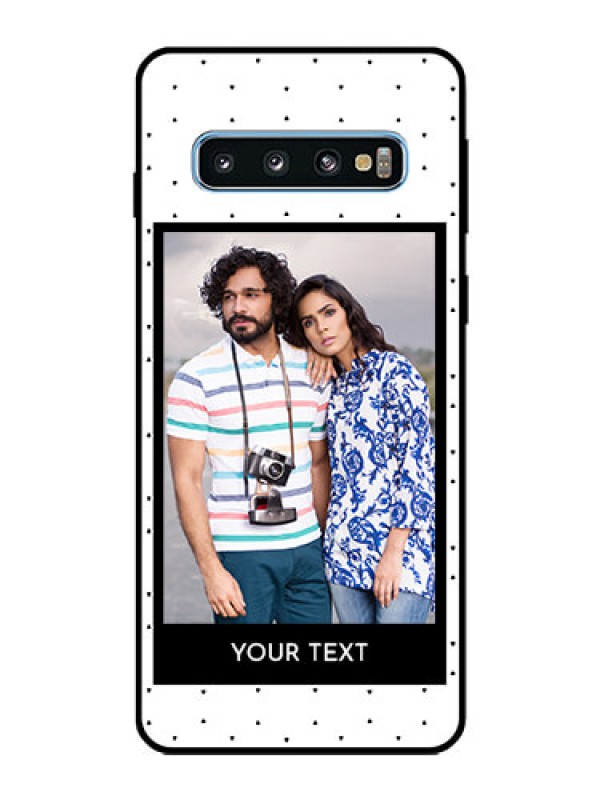 Custom Galaxy S10 Photo Printing on Glass Case  - Premium Design