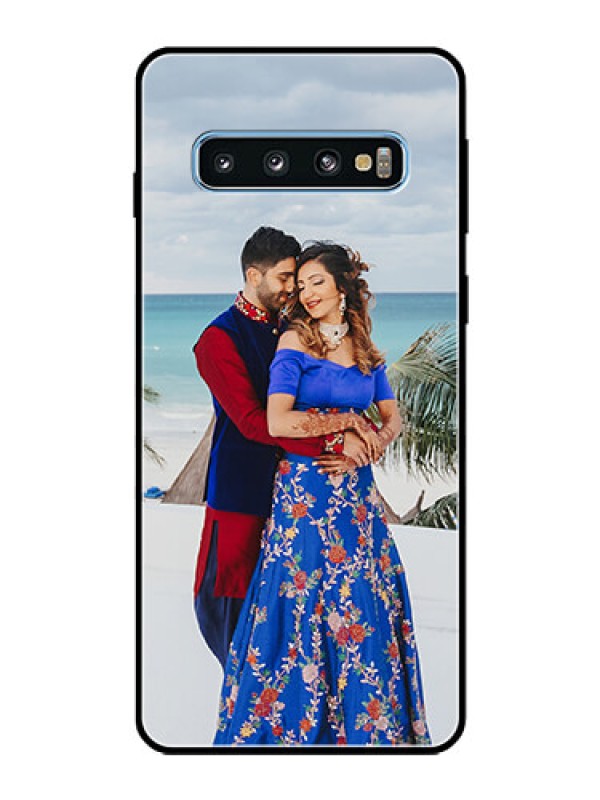 Custom Galaxy S10 Photo Printing on Glass Case  - Upload Full Picture Design