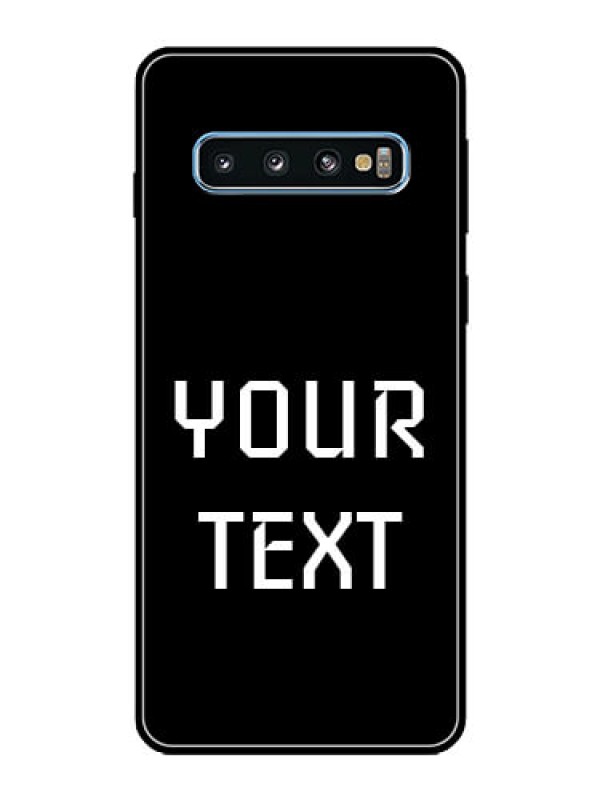 Custom Galaxy S10 Your Name on Glass Phone Case
