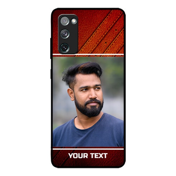 Galaxy S20 FE 5G Personalized Glass Phone Case - Leather Phone Case Design Galaxy S20 FE 5G Personalized Glass Phone Case - Leather Phone Case Design