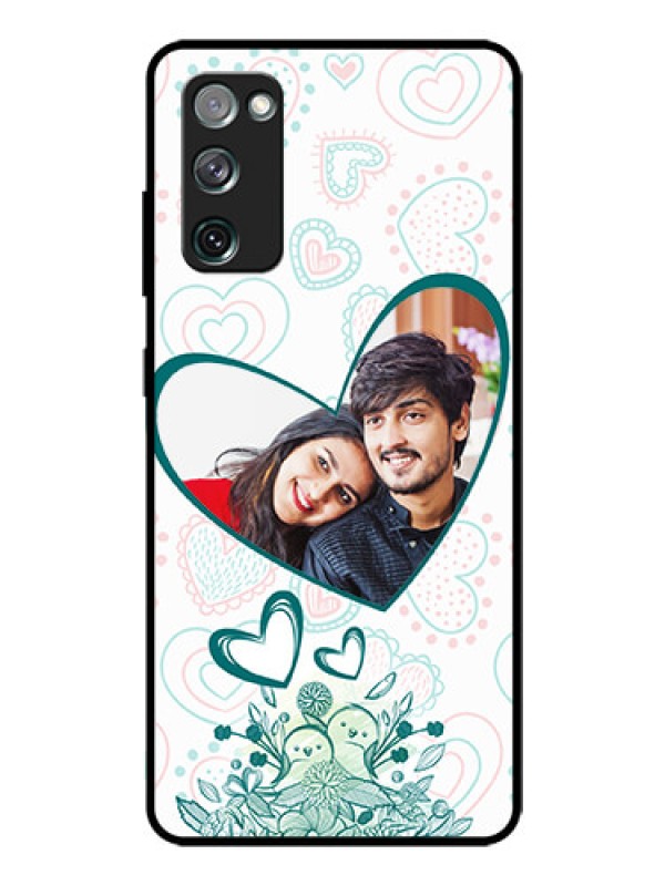 Custom Galaxy S20 FE 5G Photo Printing on Glass Case  - Premium Couple Design